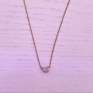 Gold Butterfly Necklace